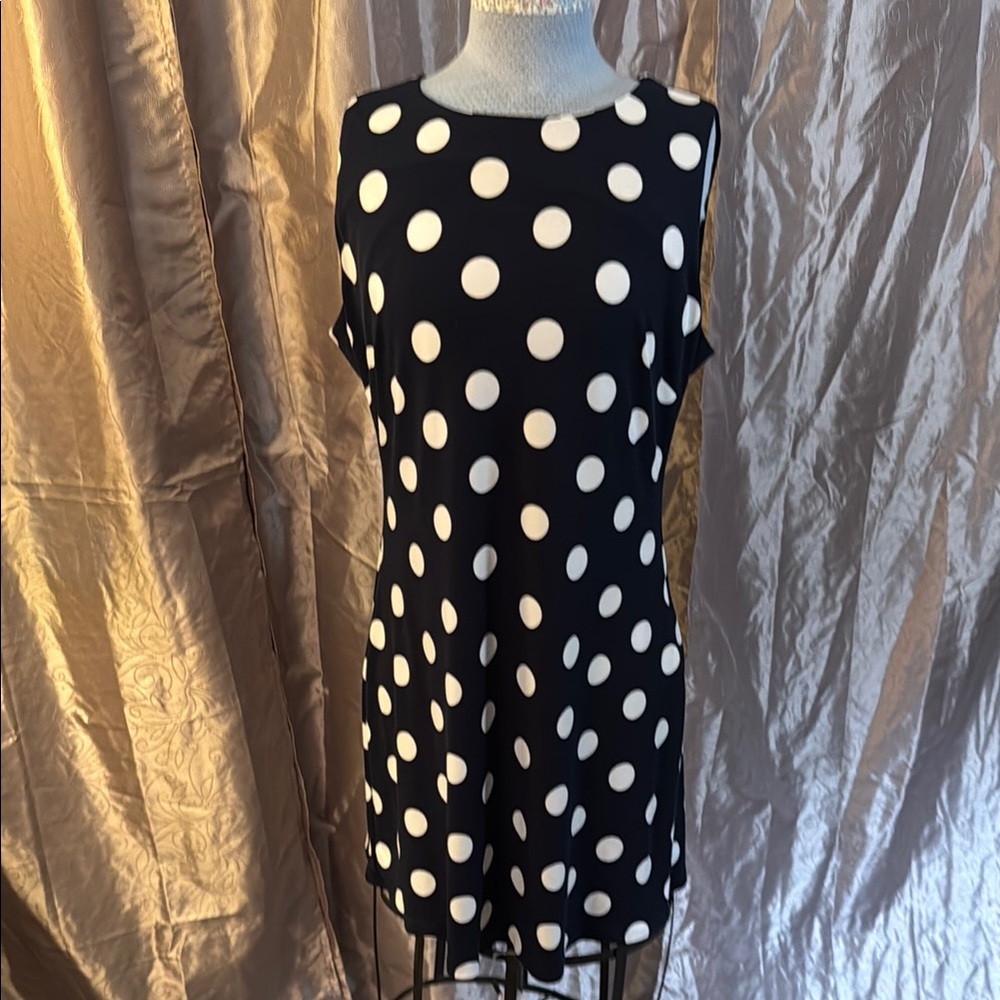 Tommy Hilfiger Black and White Sheath Mini Dress
